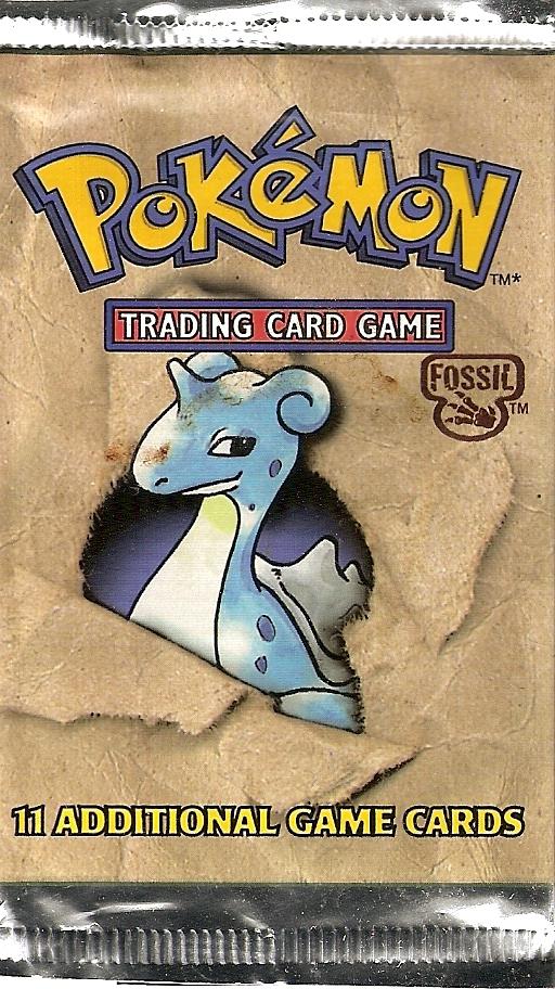 Aerodactyl 16/62 Prism Holo Vintage Pokemon Fossil Vending Golden Sticker  Card