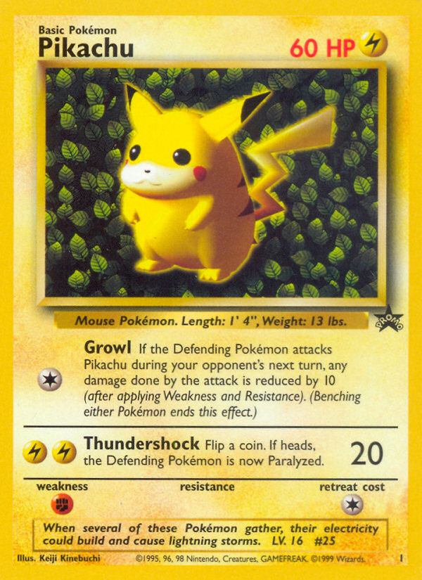 Pikachu - 1 - Wizards Black Star Promos