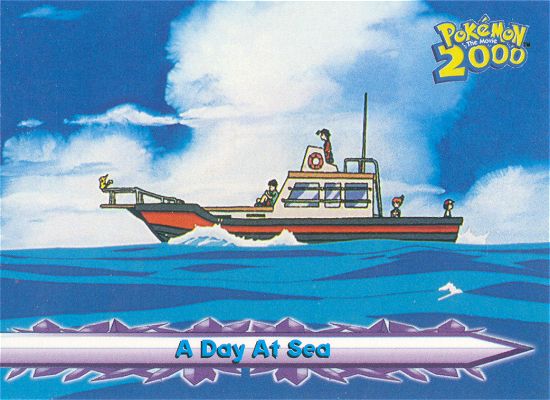 A Day At Sea - 17 - Topps - Pokemon the Movie 2000 - front