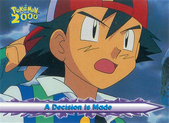 A Decision Is Made - 47 - Topps - Pokemon the Movie 2000 - front