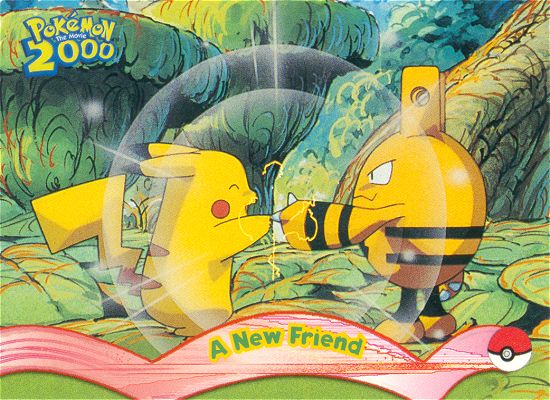 A New Friend - 5 - Topps - Pokemon the Movie 2000 - front