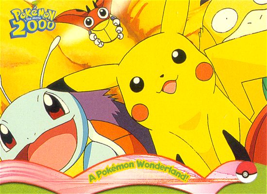 A Pokémon Wonderland! - 3 - Topps - Pokemon the Movie 2000 - front