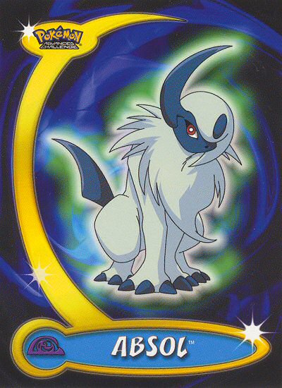 Absol - 1 - Topps - Pokemon Advanced Challenge - front