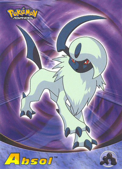 Absol - 9 - Topps - Pokemon Advanced - front