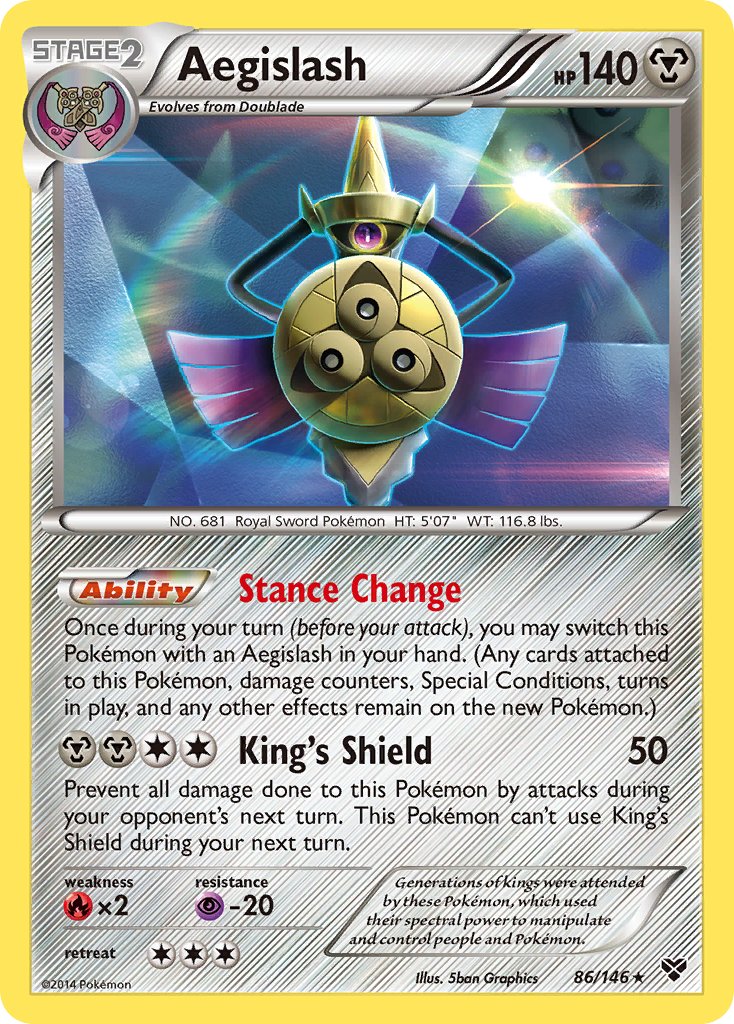 Aegislash - 86 - XY