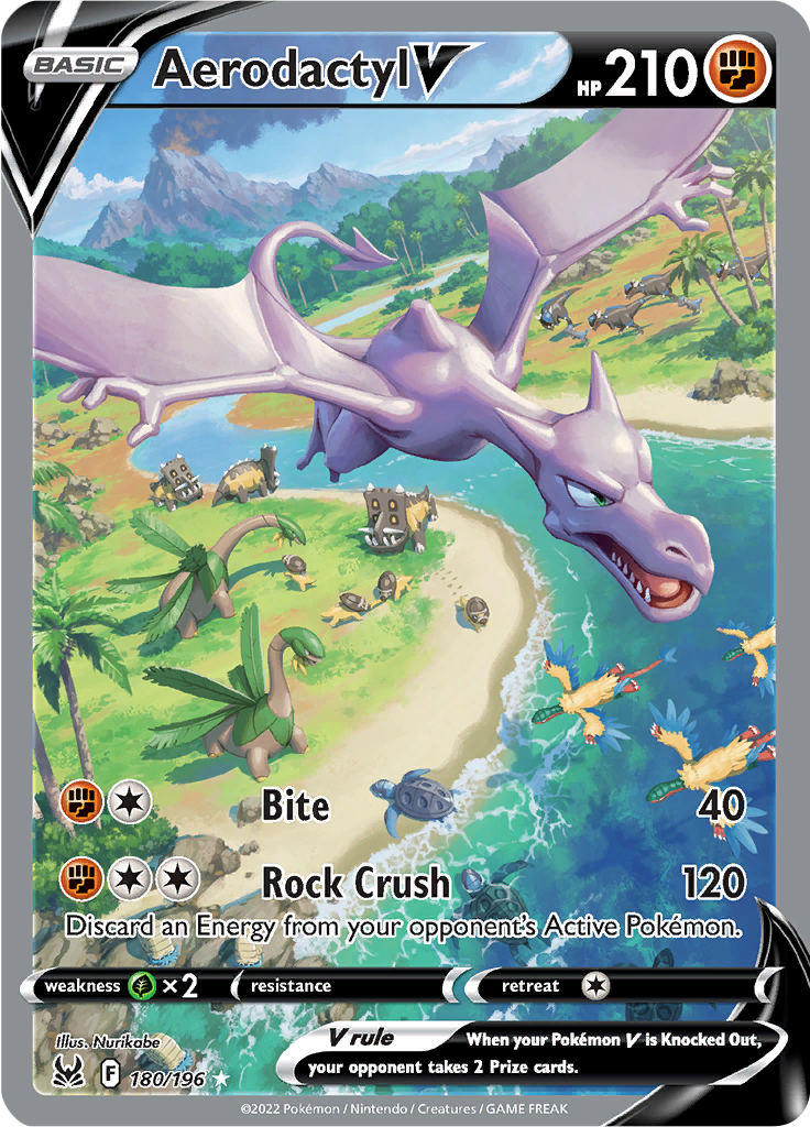 Aerodactyl V - 180 - Lost Origin