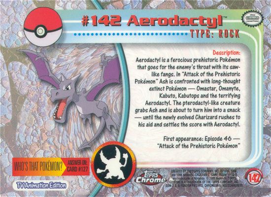 Aerodactyl vs Ash