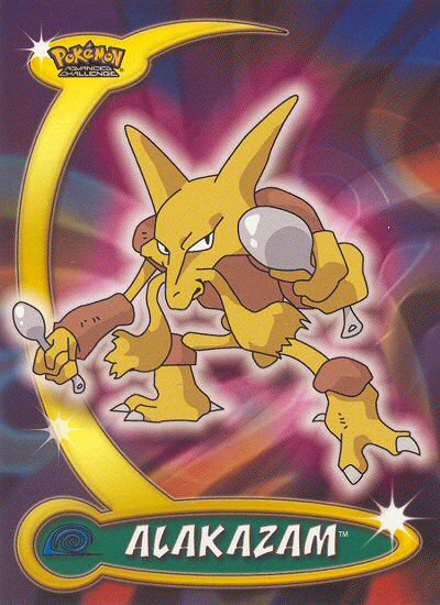 Alakazam - 2 - Topps - Pokemon Advanced Challenge - front