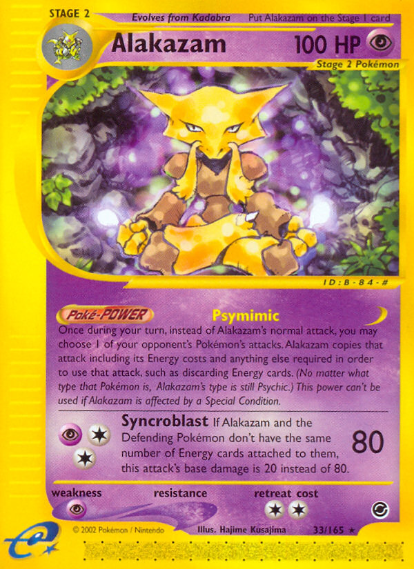 Alakazam - Expedition Base set