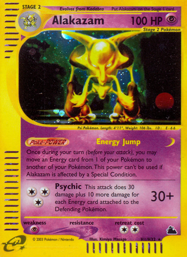 Alakazam - H1/H32 - Skyridge