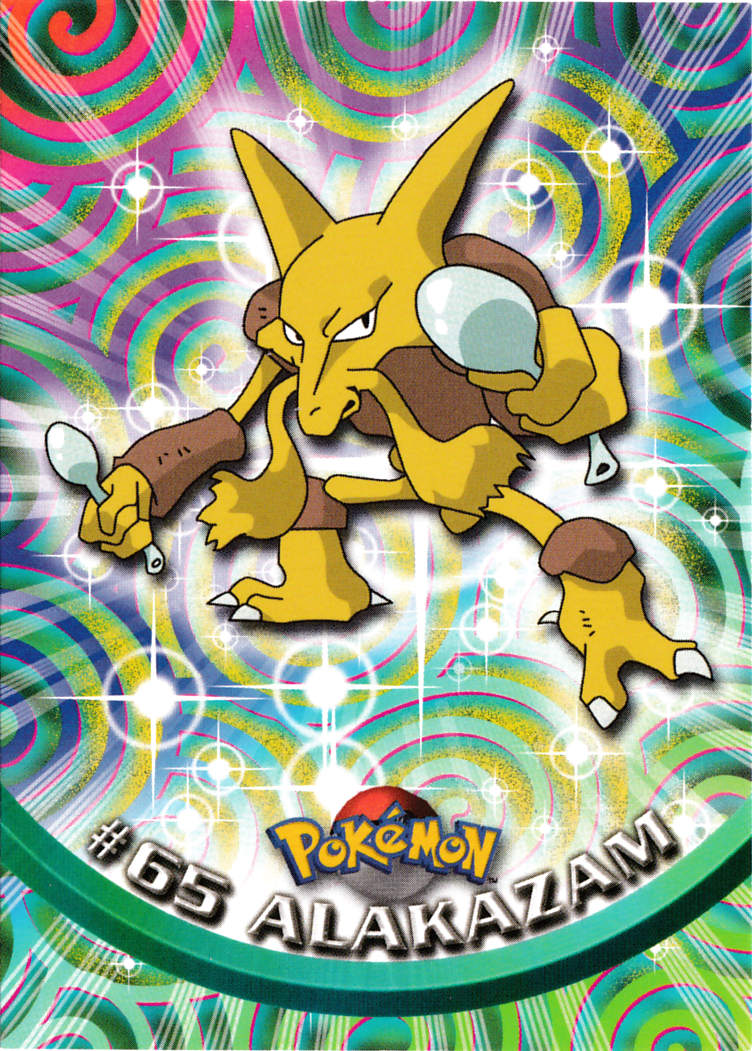 Check the actual price of your Alakazam Topps Pokemon card on