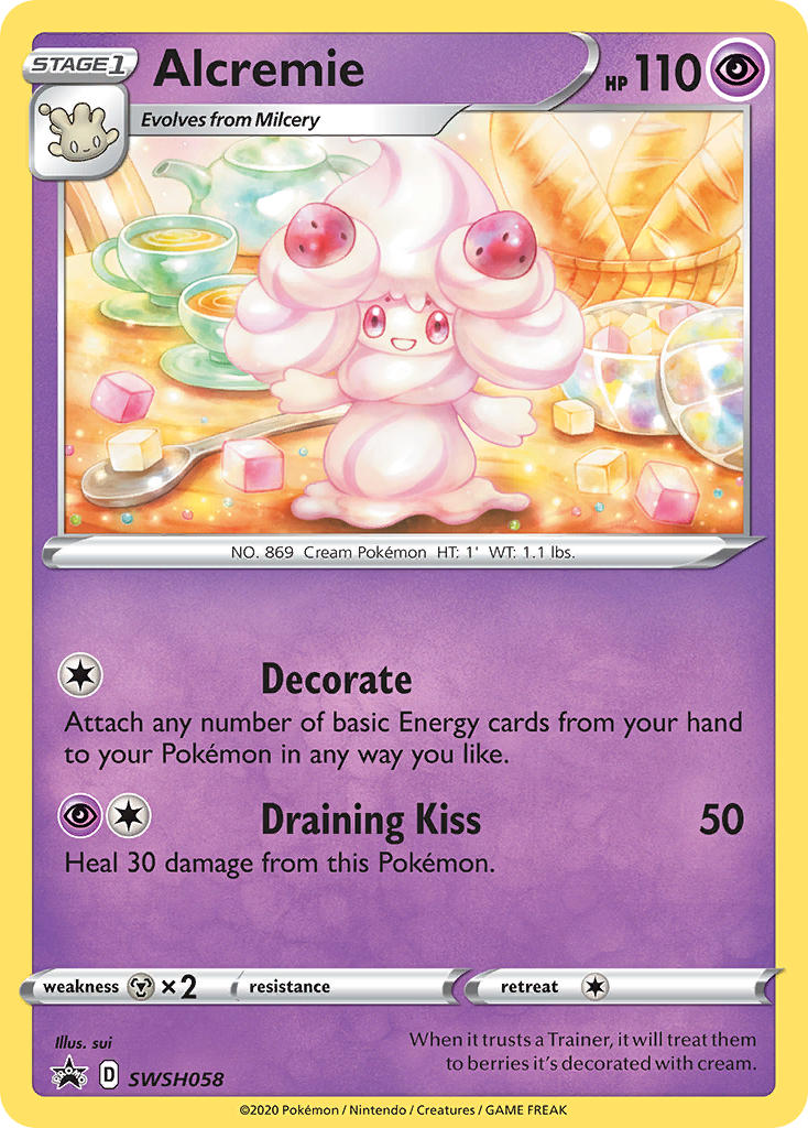 Alcremie - SWSH058 - Sword & Shield Promos