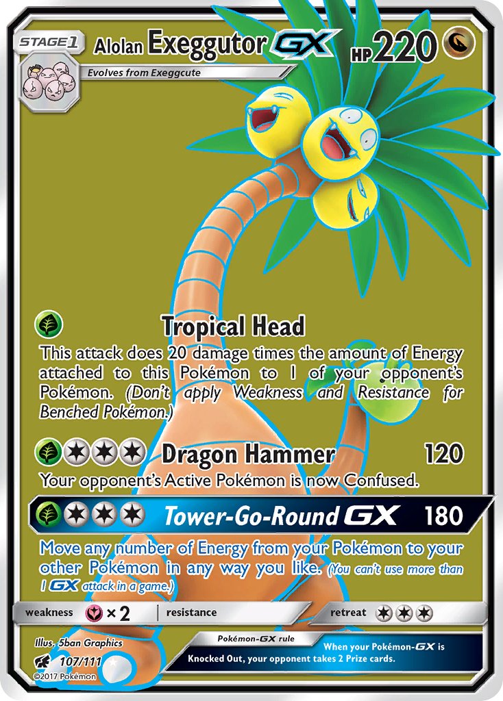 Alolan Exeggutor-GX - 107 - Crimson Invasion