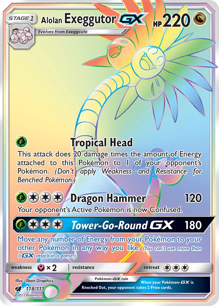 Alolan Exeggutor-GX - 118 - Crimson Invasion