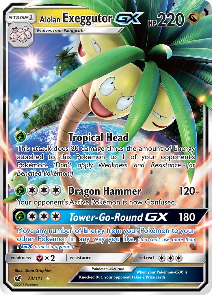 Alolan Exeggutor-GX - 74 - Crimson Invasion