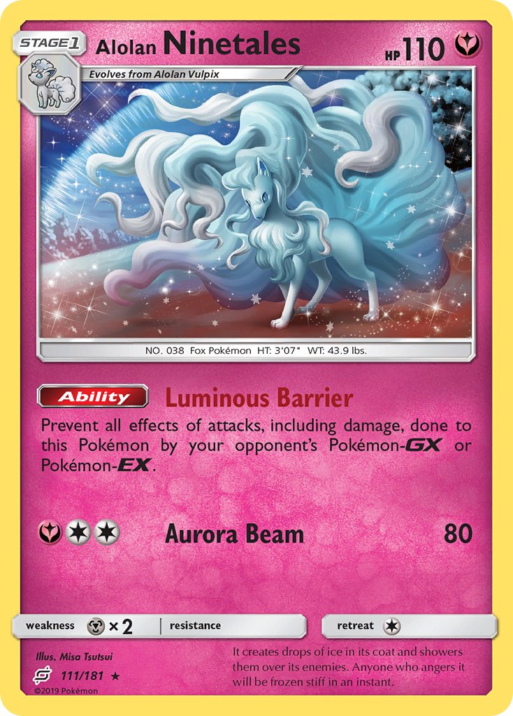 Alolan Ninetales - 111 - Team Up