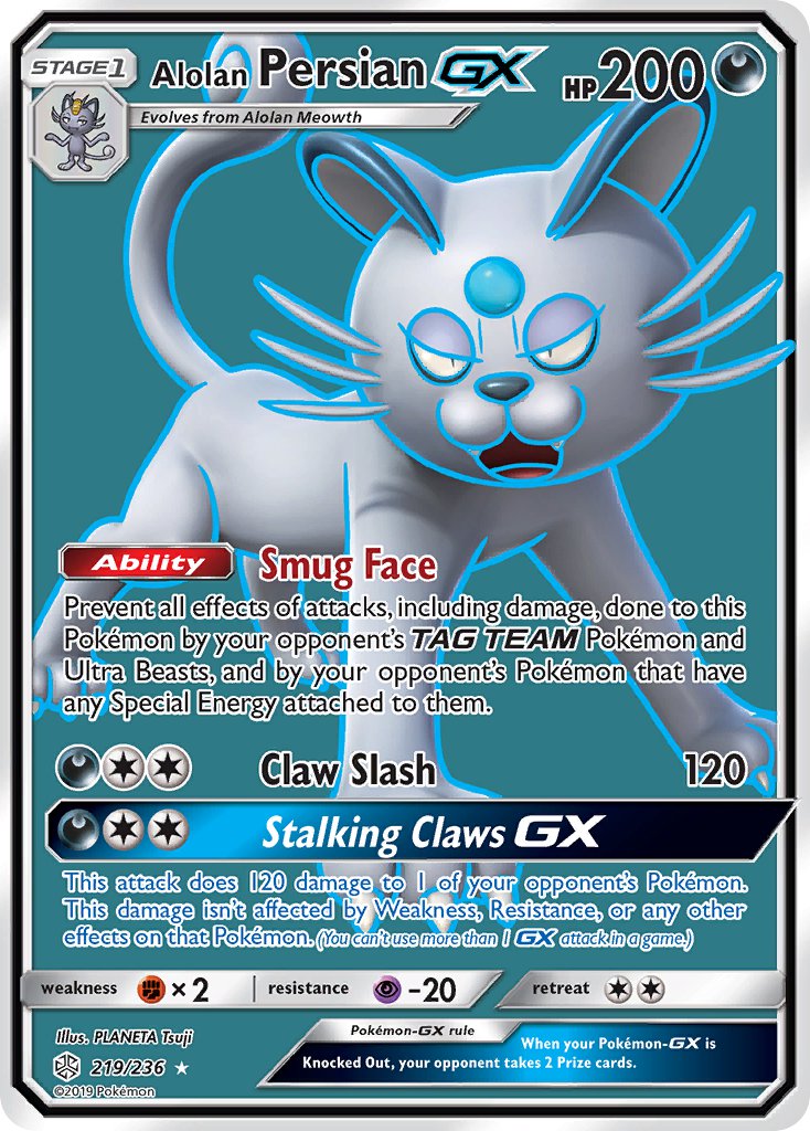 Alolan Persian-GX - 219 - Cosmic Eclipse