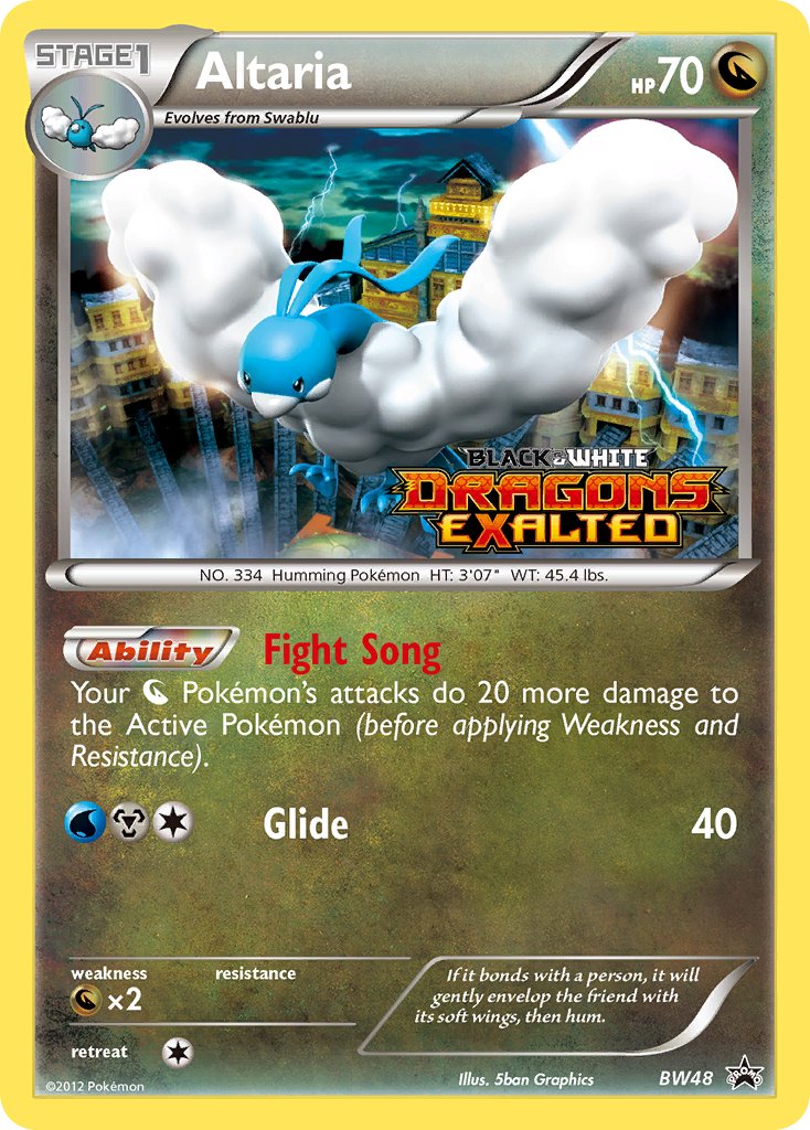 Altaria - BW48 - Black & White Promos