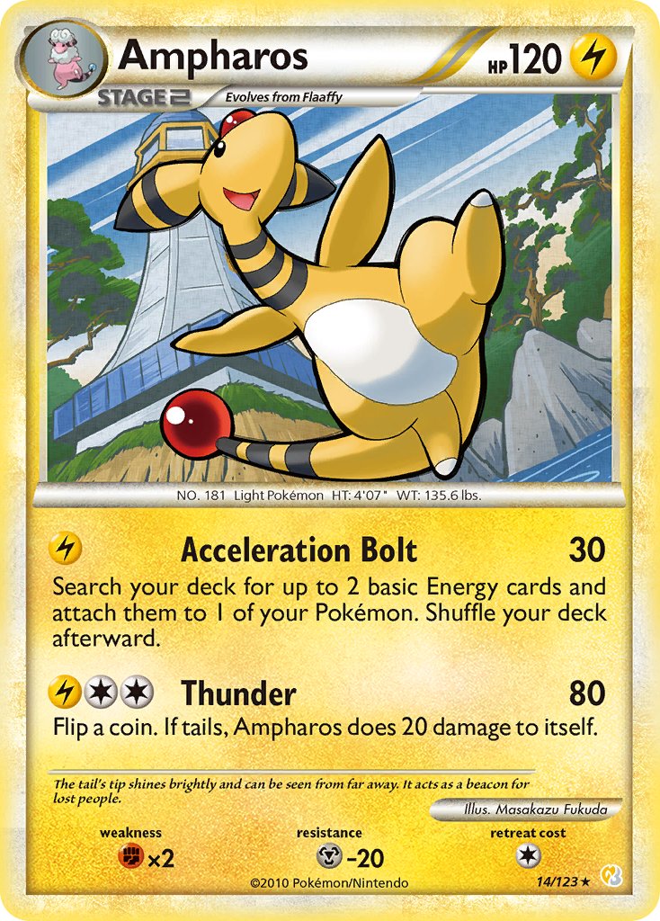 Ampharos - 14 - HeartGold & SoulSilver