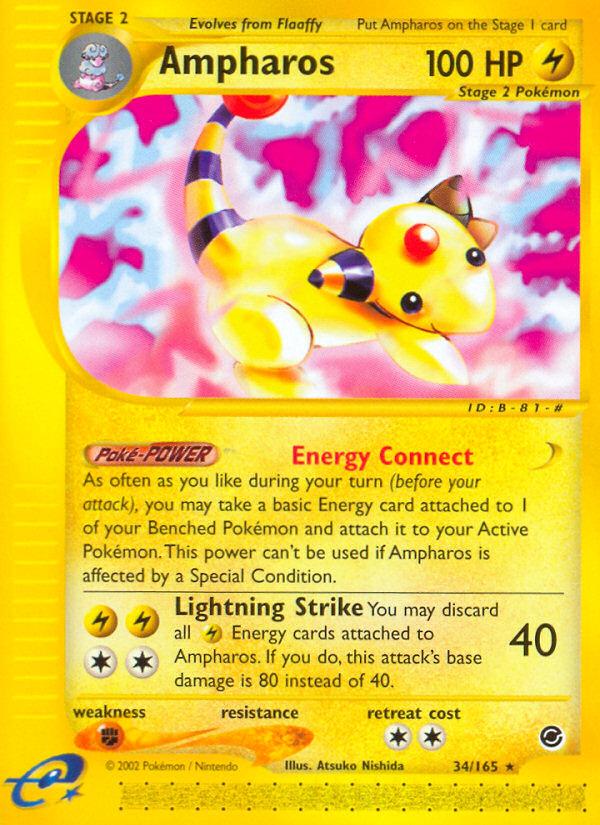 Ampharos - Expedition Base set