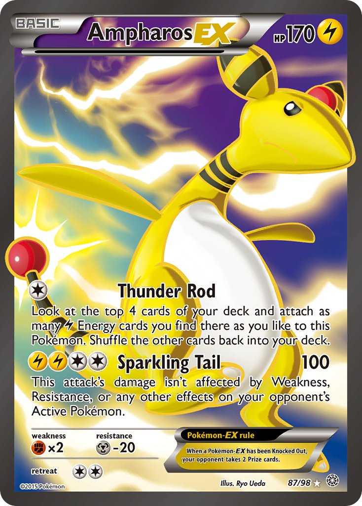 Ampharos-EX - 87 - Ancient Origins