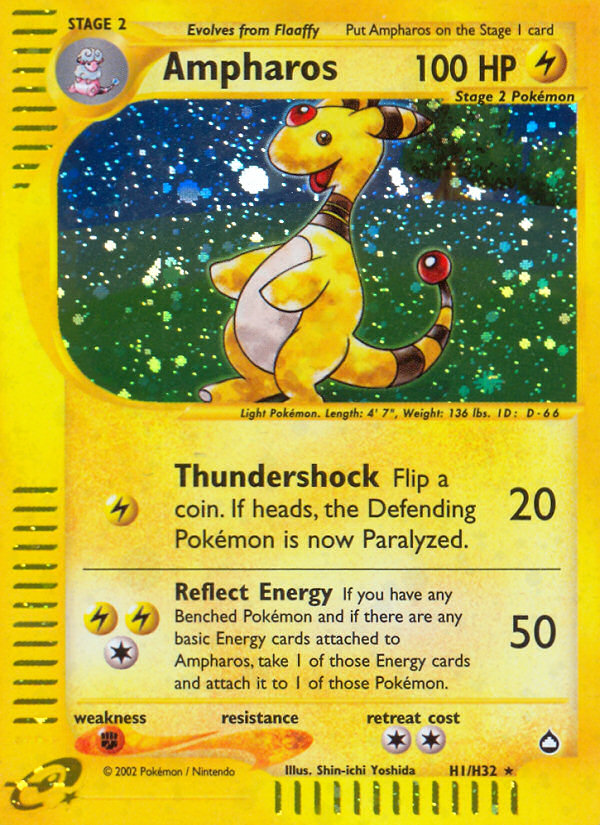 Ampharos - H1/H32 - Aquapolis