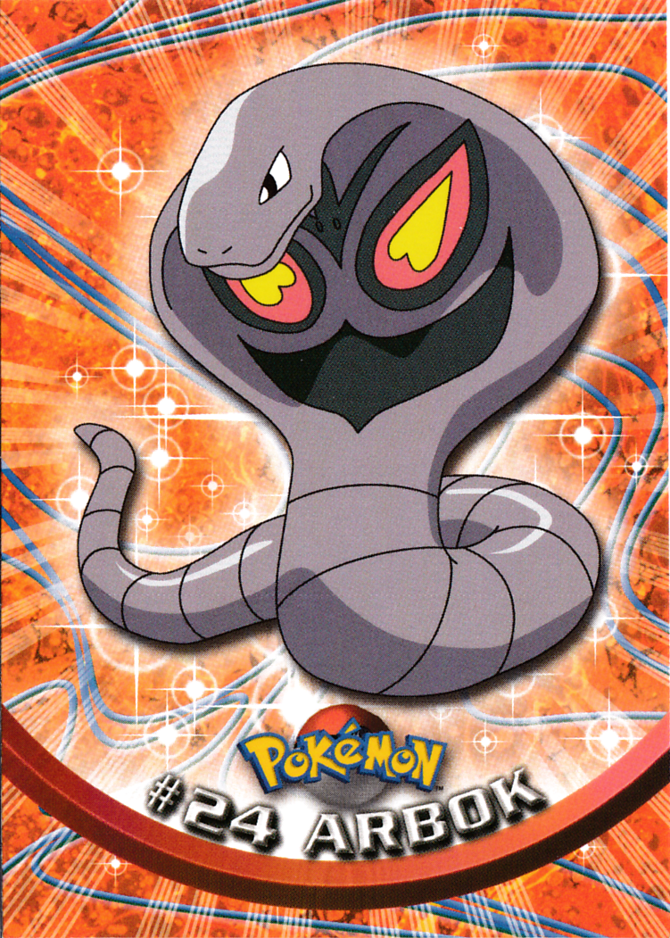 Arbok - 24 - Topps - Series 1 - front