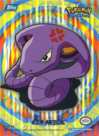 Arbok - 4 of 10 - Topps - Series 2 - front