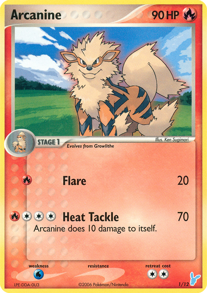 Arcanine - 1 - EX Trainer Kit Minun