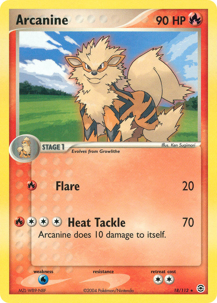 Arcanine - 18 - FireRed & LeafGreen