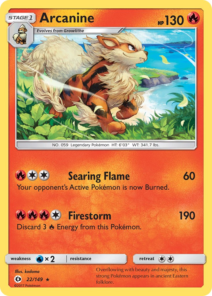 Arcanine - 22 - Sun & Moon