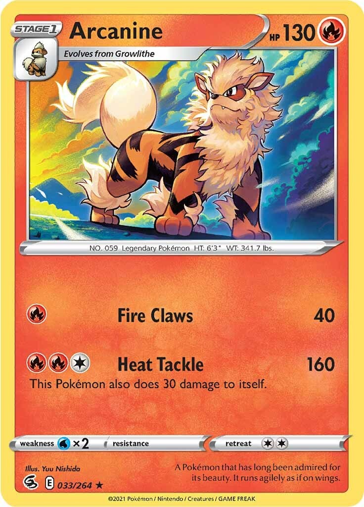 Arcanine - 33 - Fusion Strike