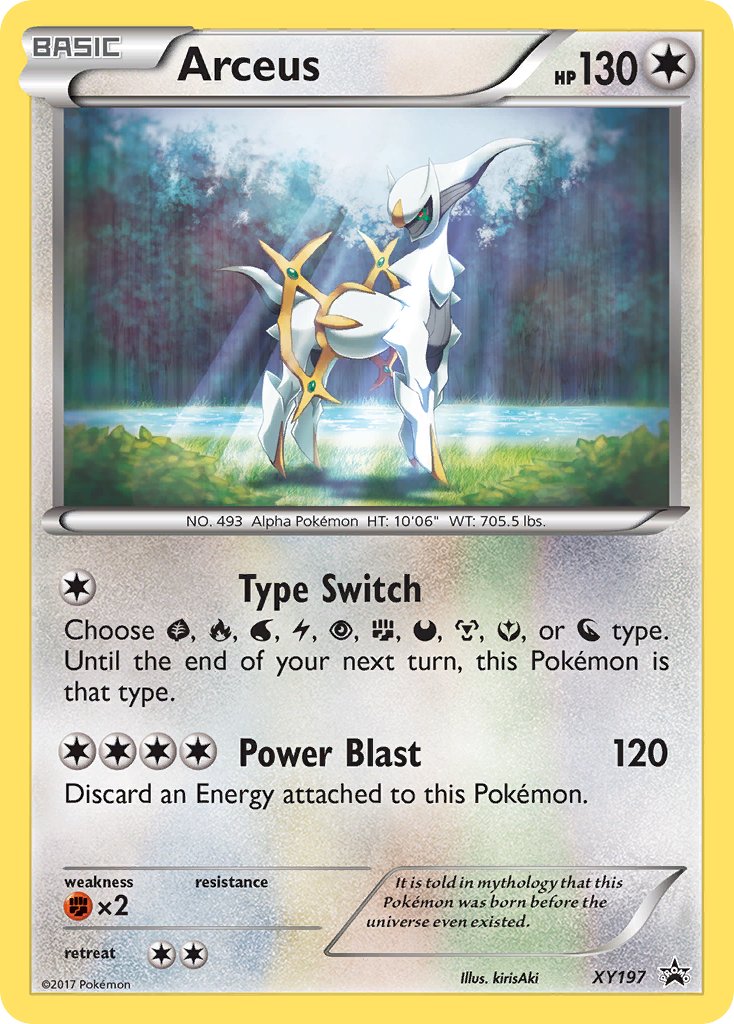 Arceus - XY197 - XY Promos