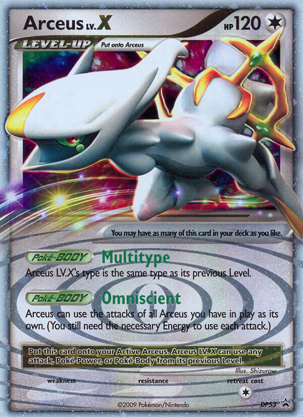 Arceus LV.X - DP53 - Diamond & Pearl Promos