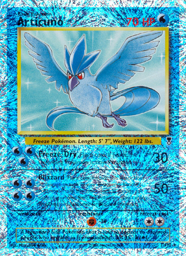 Check the actual price of your Articuno 2/110 Pokemon card