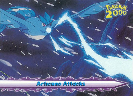 Articuno Attacks - 38 - Topps - Pokemon the Movie 2000 - front