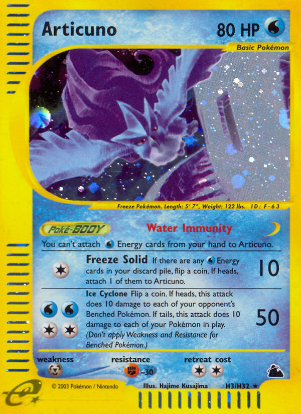 Articuno - H3/H32 - Skyridge