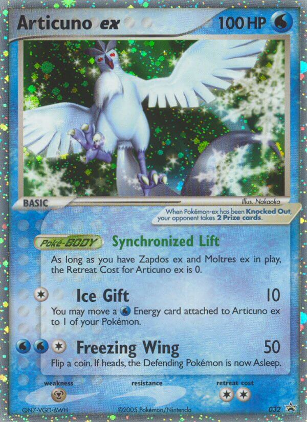 Articuno ex - 032 - Nintendo Black Star Promos