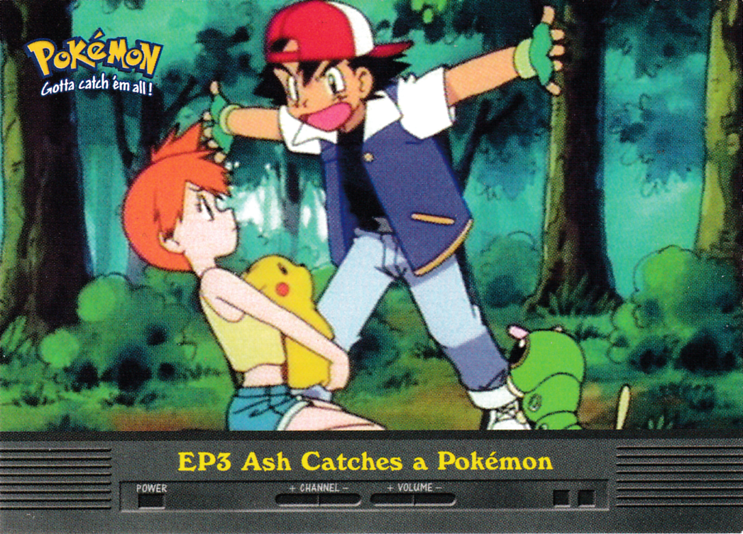 Ash Catches a Pokémon - EP3 - Topps - Series 2 - front