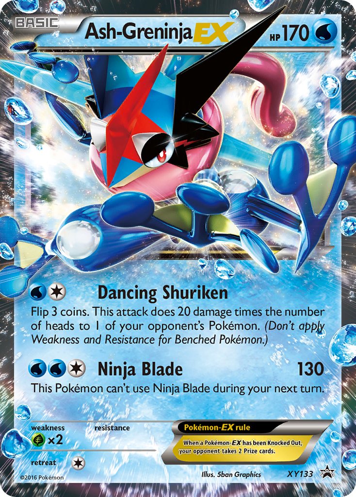 Ash-Greninja-EX - XY133 - XY Promos