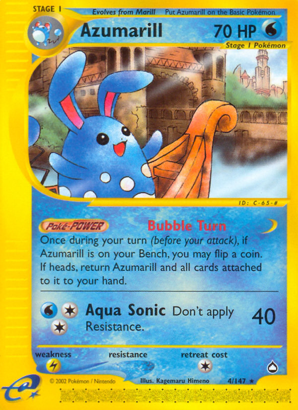 Azumarill - 4/147 - Aquapolis