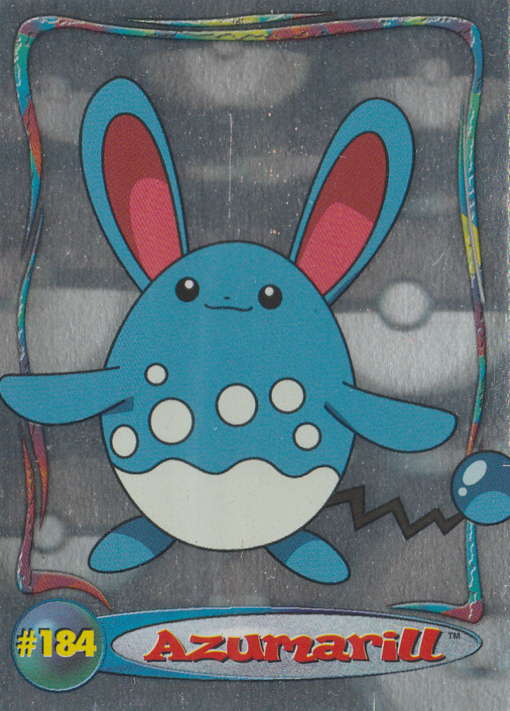 Azumarill - 6 of 9 - Topps - Series 3 - front