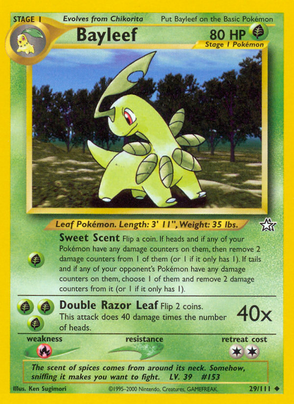 Bayleef - Neo Genesis - Unlimited