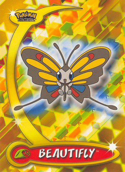 Beautifly - 6 - Topps - Pokemon Advanced Challenge - front