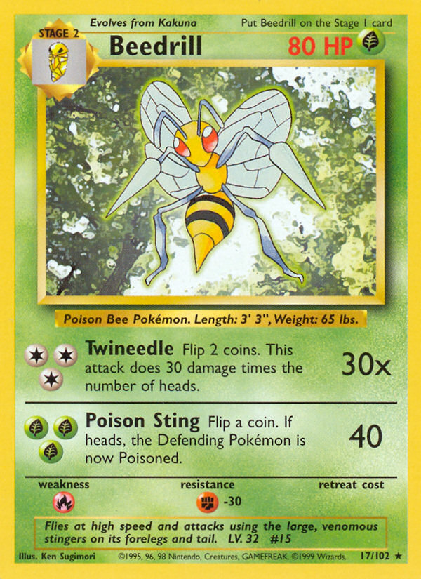 Beedrill Base set Unlimited