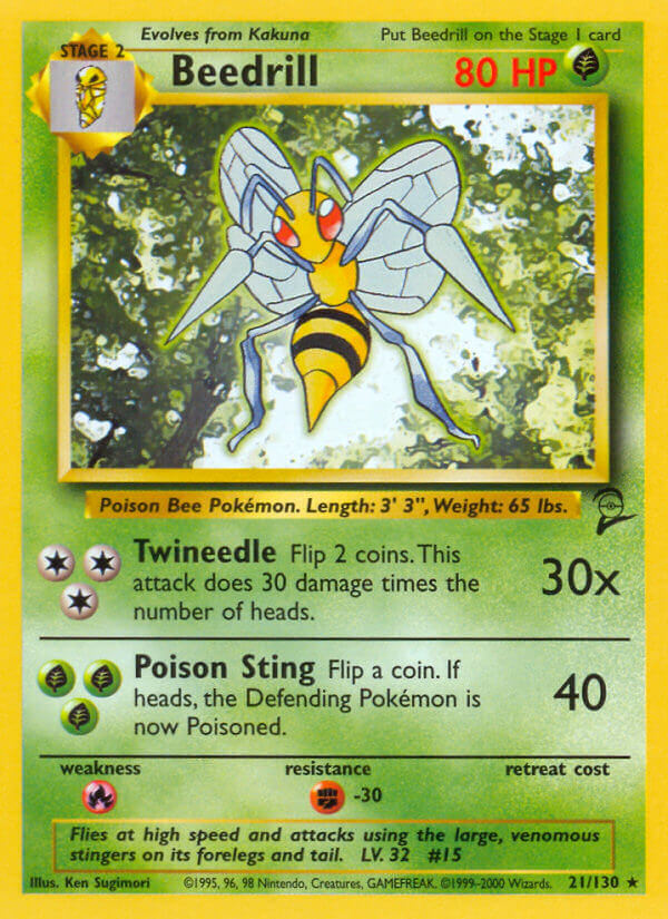 Beedrill-21-Base Set 2