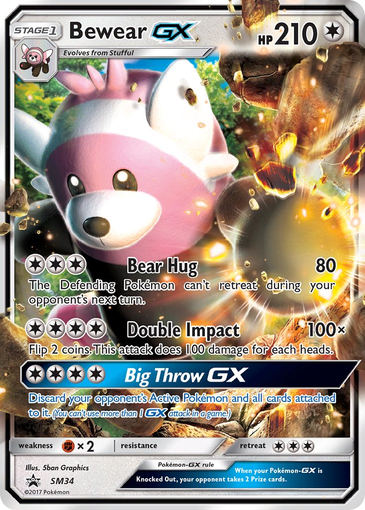 Bewear-GX - SM34 - Sun & Moon Promos