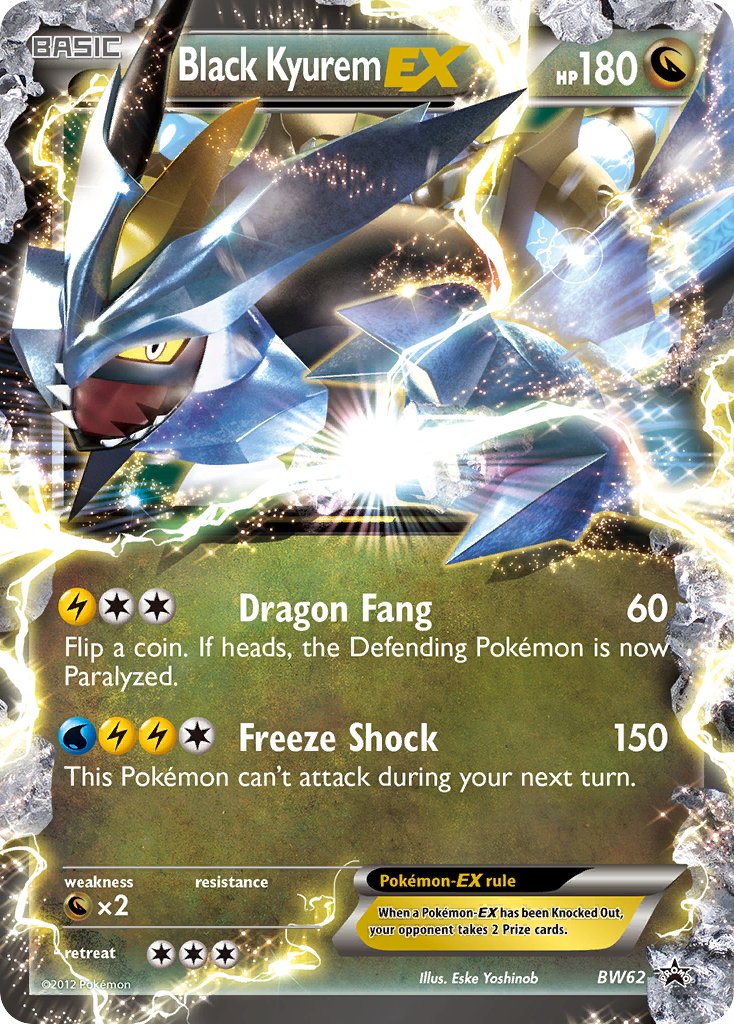 Black Kyurem-EX - BW62 - Black & White Promos