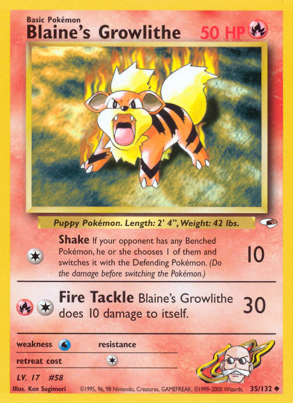 Blaine’s Growlithe