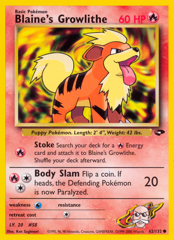 Blaine’s Growlithe